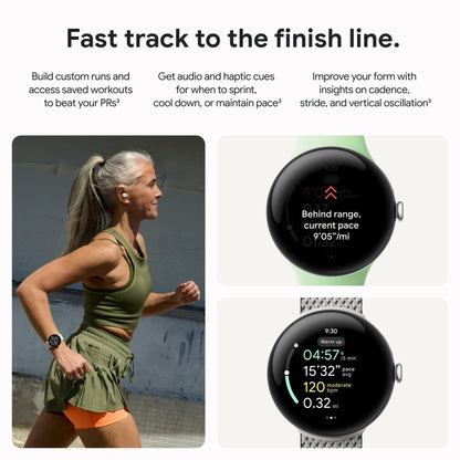 Pixel Watch 3: Elite Connectivity with GPS + LTE | Smart Health Tracking, ECG & SpO2 Sensor, Sleek Water-Resistant Build | 1-Year Warranty, Easy 14-Day Returns + Free Airpods Gift