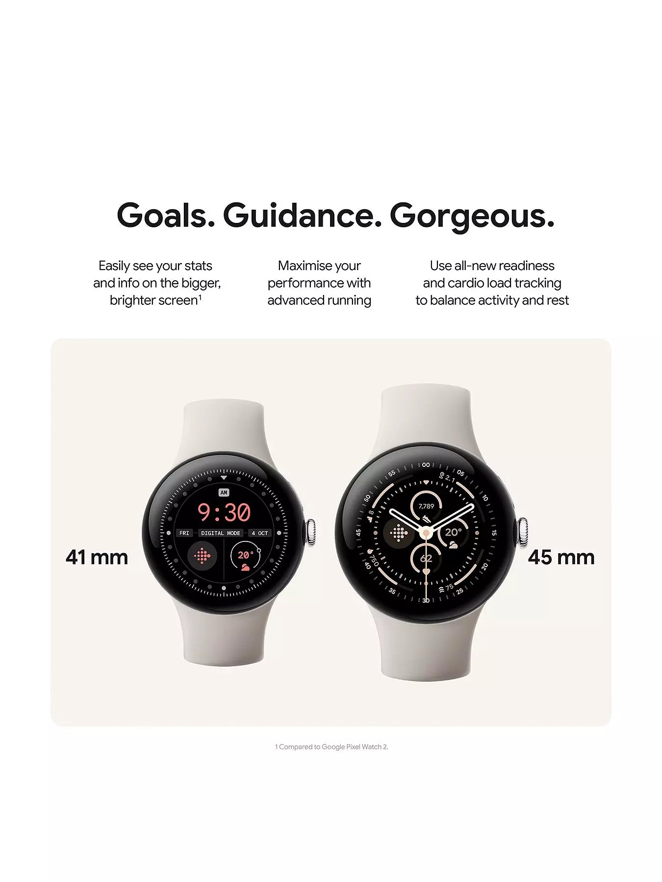 Pixel Watch 3: Elite Connectivity with GPS + LTE | Smart Health Tracking, ECG & SpO2 Sensor, Sleek Water-Resistant Build | 1-Year Warranty, Easy 14-Day Returns + Free Airpods Gift