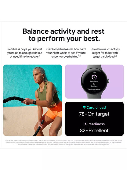 Pixel Watch 3: Elite Connectivity with GPS + LTE | Smart Health Tracking, ECG & SpO2 Sensor, Sleek Water-Resistant Build | 1-Year Warranty, Easy 14-Day Returns + Free Airpods Gift